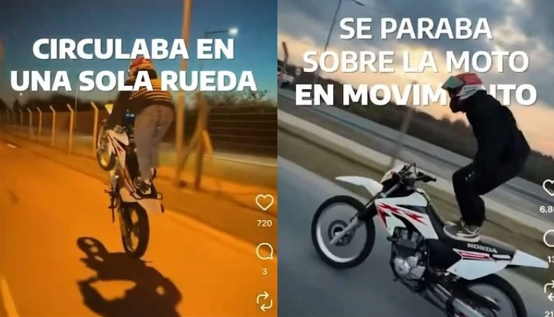 Al capanga del willy que subía sus acrobacias a las redes, le suspendieron la licencia hasta 2099