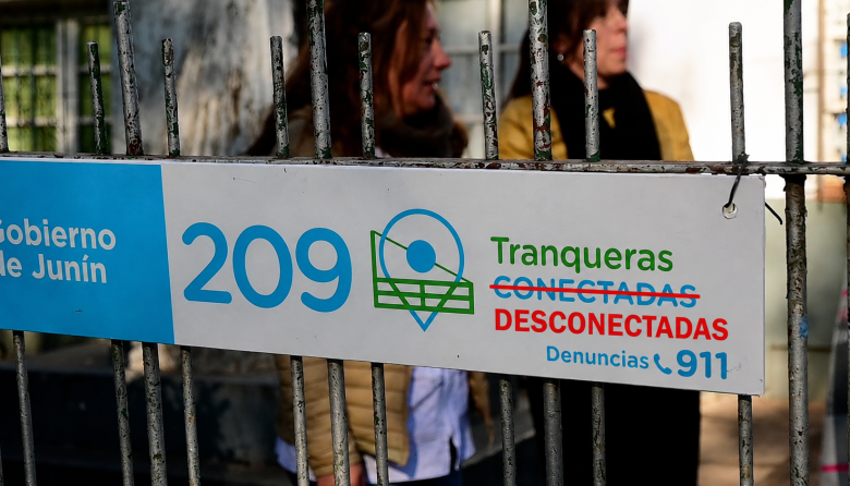 Tranqueras desconectadas en Laplacette