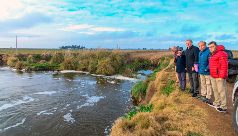 La Pampa le propondrá a Buenos Aires un plan para mejorar el escurrimiento del Río V