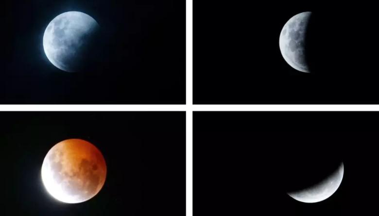 “Luna de sangre”: el eclipse tiñó de rojo a la Argentina y gran parte del mundo
