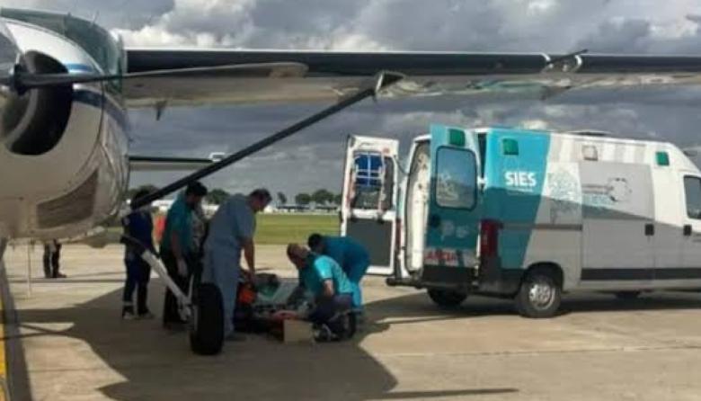 Gran operativo para trasladar desde Jujuy a La Plata a dos bonaerenses politraumatizados
