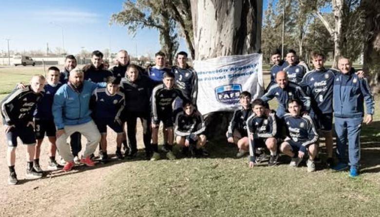 La Selección Argentina de Fútbol de Sordos pasó este fin de semana por Junín