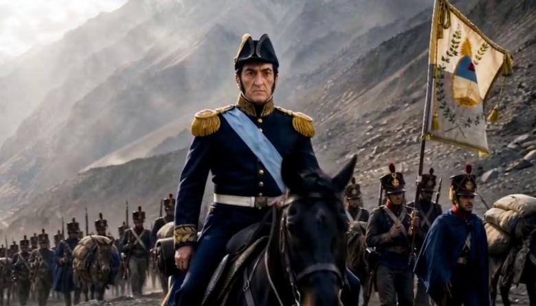 “El Libertador”, el corto que recrea con IA el encuentro entre San Martín y Sarmiento