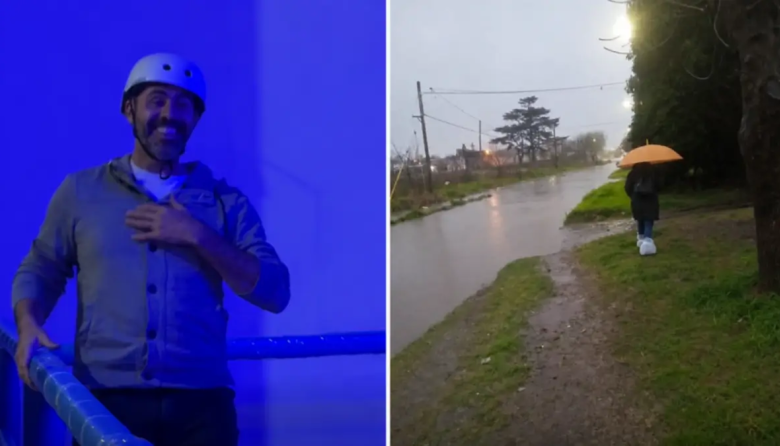Fiorini patinó sobre hielo y los vecinos le pidieron que "patine" en los barrios
