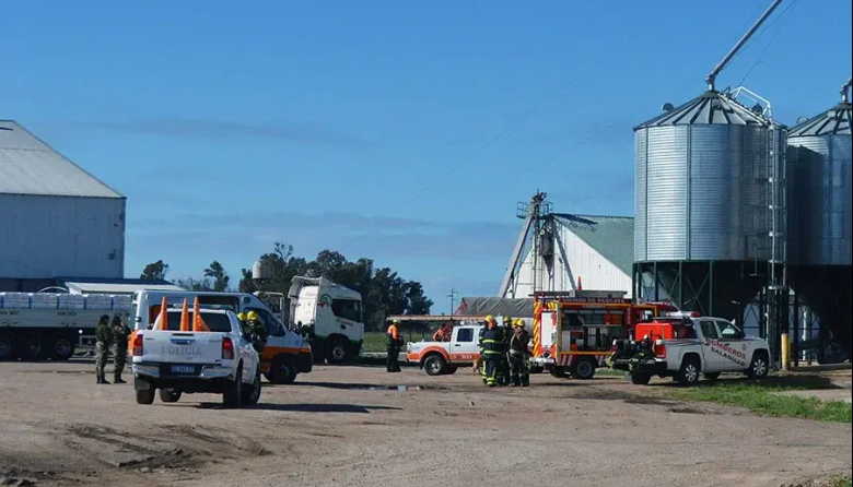 Tragedia laboral en una planta de silos en Saladillo: Falleció un operario
