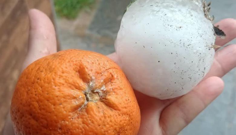 Granizo gigante y en seco causó graves destrozos y más de veinte heridos en La Francia