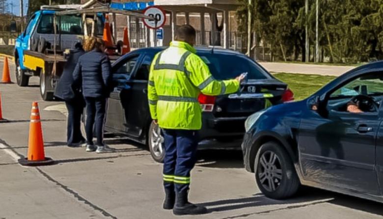 Operativos de control a choferes de plataformas digitales en la terminal de Junín