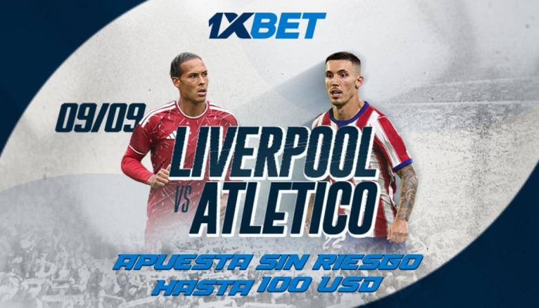 La Champions League vuelve a Anfield: Liverpool vs Atlético de Madrid, con una apuesta gratis de hasta $100