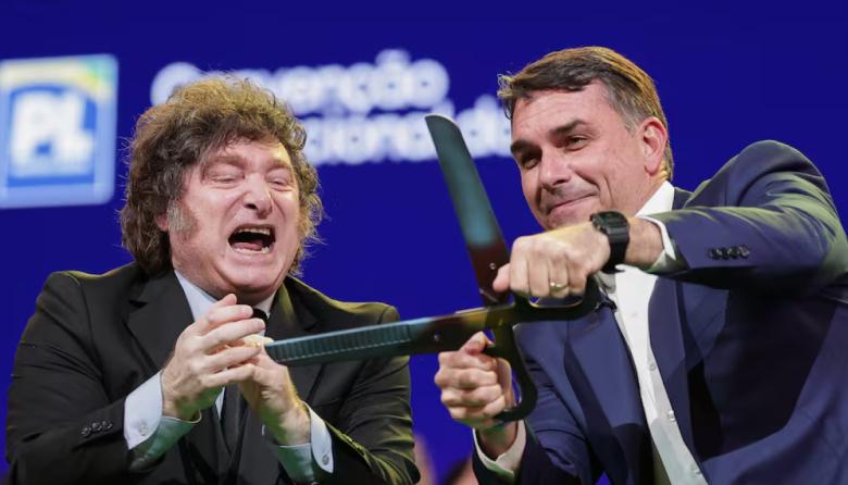 El gobierno de Milei negó colaboración en el escape de Flávio Bolsonaro de Brasil a EE.UU