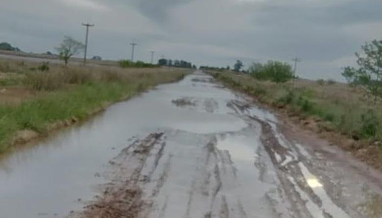 La localidad linqueña de Las Toscas quedó totalmente aislada tras las lluvias