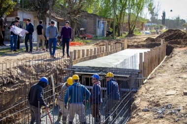 La obra de desagües de la zona norte ¿está paralizada?