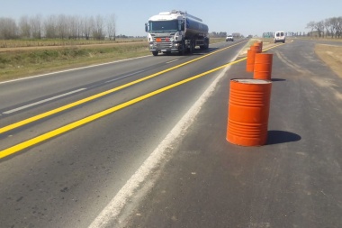 Ruta 7: El marketing partidario antes que la seguridad vial