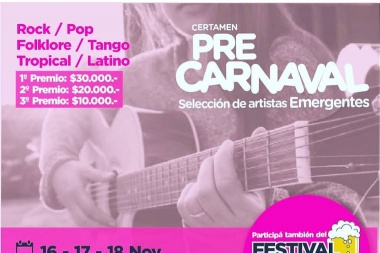 Ya se palpita el certamen PreCarnaval