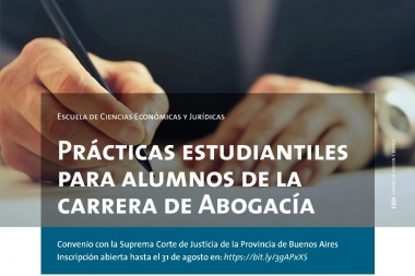 Prácticas para estudiantes de Abogacía