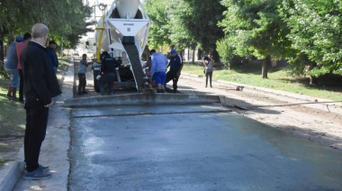 Nueva pavimentación en Pehuajó