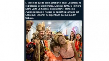 Las fake news de Patricia Bullrich con una foto vieja de Fabiola Yañez