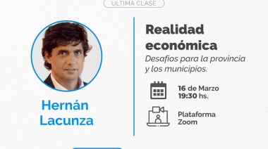 Con la participación de Hernán Lacunza, finalizará el Seminario de Gestión Pública