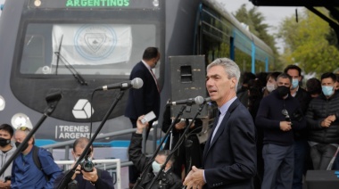 Meoni encabezó la vuelta del tren de Neuquen a Plottier luego de 28 años