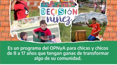 El Servicio Zonal Junín convoca a participar del Programa “Decisión Niñez”