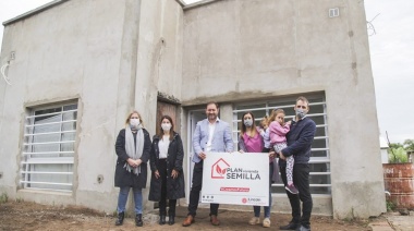 Una nueva familia accedió a la vivienda propia a través del Plan Semilla