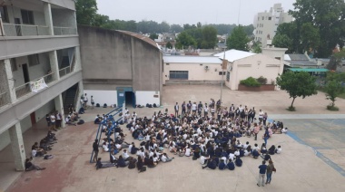 Rebelión en el Colegio Marianista: los chicos se manifiestan