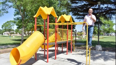 La plaza de Juan José Paso ya cuenta con los nuevos juegos