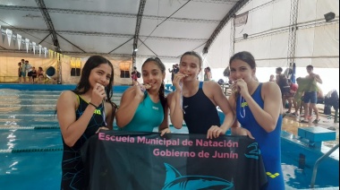 Gran cierre de los nadadores de Junín en Rosario y El Palomar