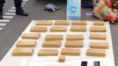 Secuestran marihuana por más de un millón de pesos que venía hacia Junín y Chacabuco