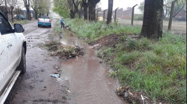 Desastres en la ciudad por el intenso temporal de viento y lluvia