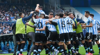 Racing festejó ante Independiente en el Cilindro