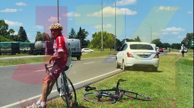 Murió el ciclista que protagonizó un choque en Avda. Circunvalación