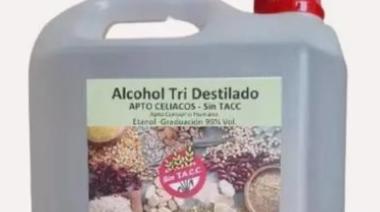 Prohibieron la venta de un alcohol por ser perjudicial para la salud