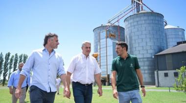 Achával recorrió los distritos de Junín y Chacabuco en el corredor de la ruta 7