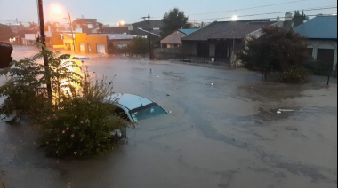 Alerta roja en la Provincia por fuertes tormentas