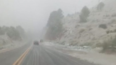 Llegó el invierno y nevó en algunos lugares de la provincia de Buenos Aires