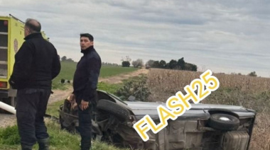 Trágico vuelco en Ruta 188: Murió un joven