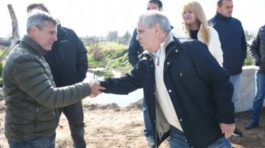 Se inauguró la reconstrucción del puente en avenida Lisandro de la Torre