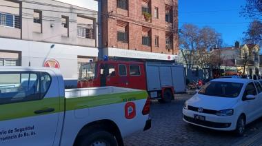 Bomberos sin respiro: Principio de incendio en la Clínica Villafañe