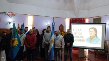 La EEPA N° 705 de la Unidad 13 fue nombrada “Juana Azurduy”
