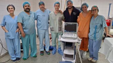 La Asociación de Anestesiología del Oeste Bonaerense (AADOB) incorporó un ecógrafo de avanzada en el HIGA Junín