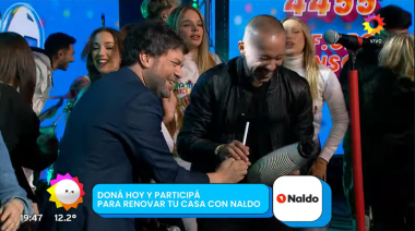 Naldo, protagonista solidario en Un Sol para los Chicos 2025