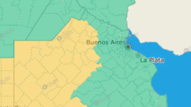 Finde de primavera con lluvias y alertas por tormentas para gran parte de la provincia de Buenos Aires