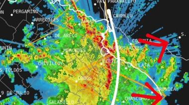 Intensa lluvia con caída de granizo en varios municipios bonaerenses