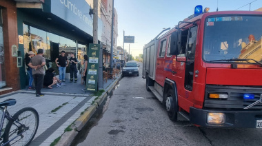 Un principio de incendio en un comercio fue rápidamente sofocado