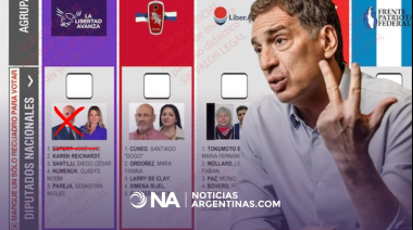 La Justicia Electoral oficializó a Santilli en el primer lugar de la lista libertaria bonaerense