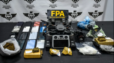 Desarticularon una organización narco que ingresaba drogas con drones al penal de Bouwer