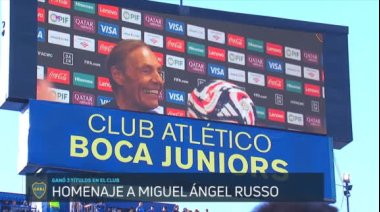 Conmovedor homenaje de Boca Juniors a Miguel Russo