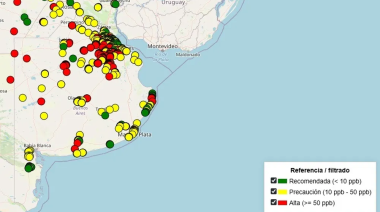 Junín está en alerta amarillo por problemas de arsénico en el agua