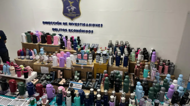 Termos truchos: Incautaron mercadería por unos 107 millones de pesos