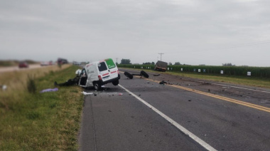 Ruta 7: Un muerto tras colisión entre un utilitario y un camión